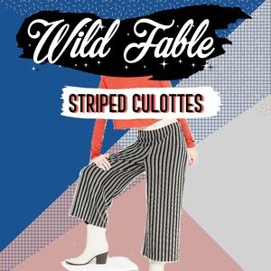 👁 Wild Fable 👁 striped culottes